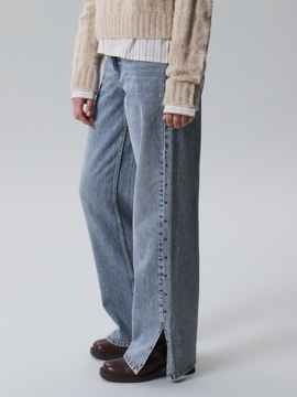 Name It Birm Stud Denim LW Straight Pant