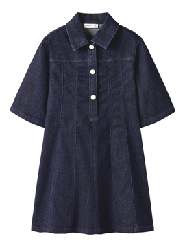 Name It Ember 2/4 Denim Glitter Dress