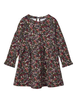 NMFROGARDEN LS SWEAT DRESS