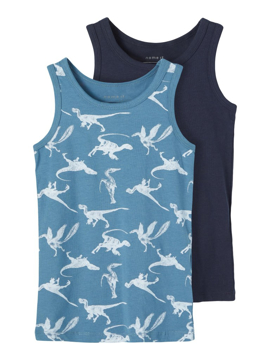 NMM Tank Top Teal Teal Dino Noos