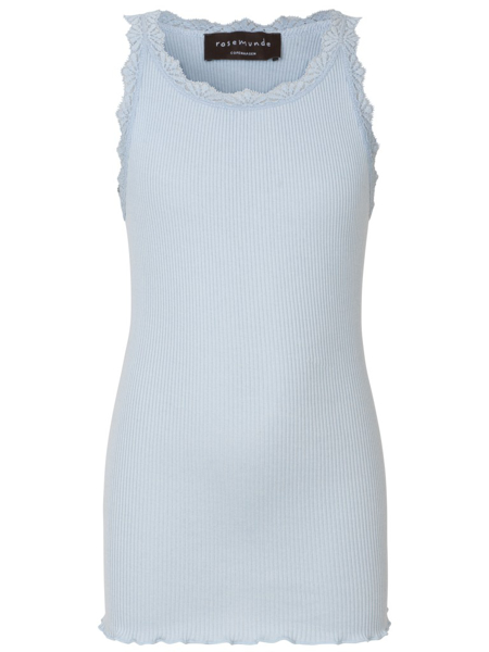 Rosemunde Silk top regular w/lace