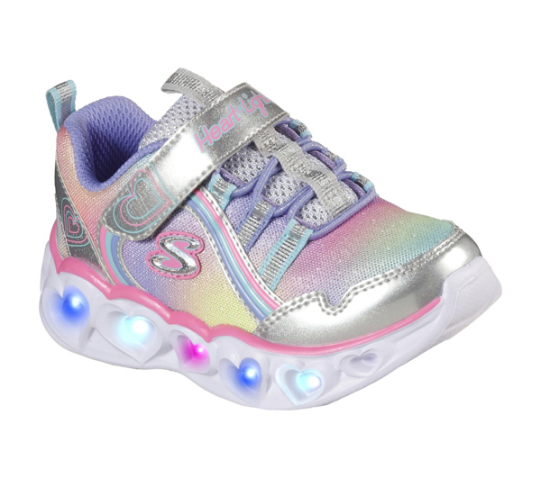 Skechers Hearts Lights-Rainbow Lux