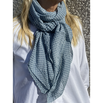 ThreeM Scarve Blue Cotton/Silk