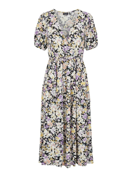 PC Karry Ss Midi V-Neck Dress