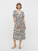 PC Karry Ss Midi V-Neck Dress