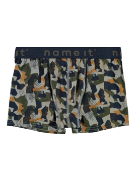 NKM Boxer 3p forest night aop noos
