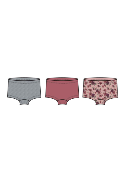 NMFTights 3p Deco Rose Flower