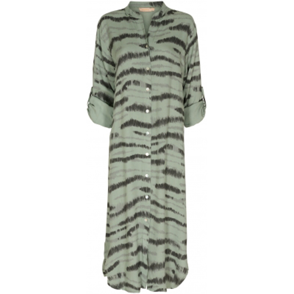 Marta Zebra Military Dress
