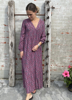 Banditas Dress Purple Paisley