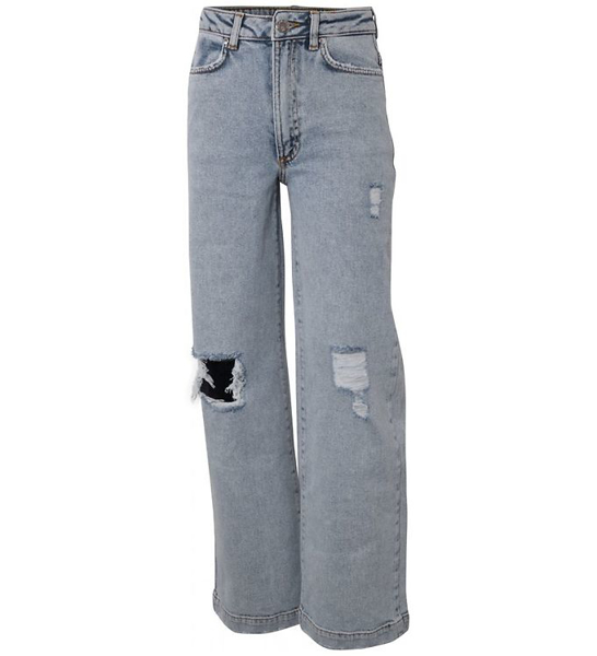 HOUND Wide Jeans With Trashed Holes