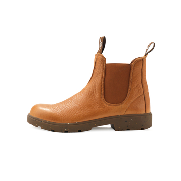 Nature Nora Kort Elk Leather Støvle