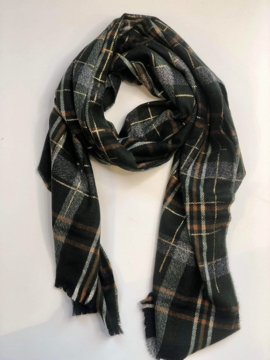 ThreeM Scarves Checks Gold