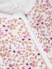 NBFNightsuit 2p Zip Flower Noos