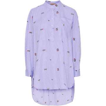Marta Shirt Stripe And Flower
