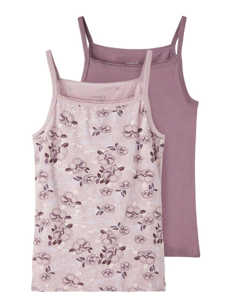 NKF Strap top 2p arctic flowers noos