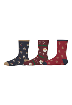 Name It Christmas 3Pk Sock