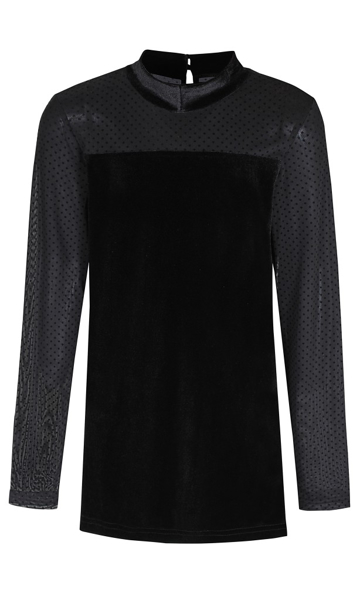 Dxel Jassamine Mesh Blouse