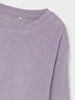 Name It Veloa Ls Velvet Short Top