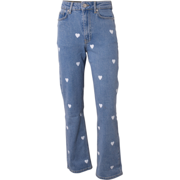 Hound Heart Printed Denim
