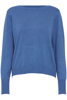 Pulz Jeans Boatneck Zipper Pullover