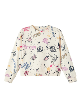 Name It Ballia Ls Loose Short Sweat