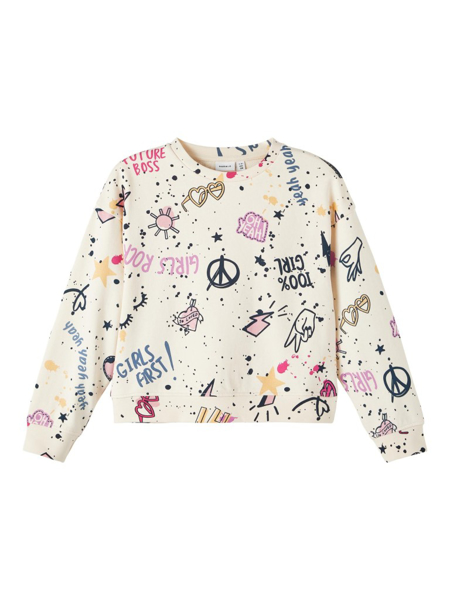 Name It Ballia Ls Loose Short Sweat