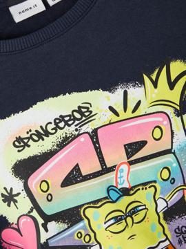 Name It Fyr Spongebob Boxy Sweat