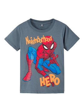 Name It Malfi Spiderman SS Top Mar