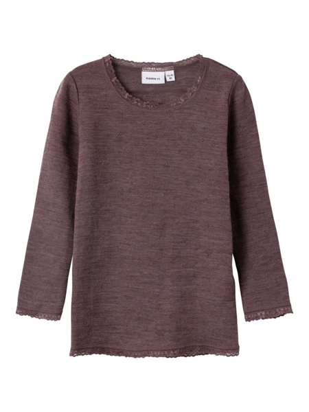 Name It Wang Wool Ne.Ls Top Sol