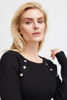 Pulz Jeans Sara Rib Button Pullover