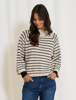 Marta Saga Knit W/ Stripes