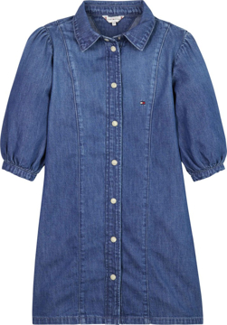 Tommy Hilfiger Puff Sleeve Denim Dress