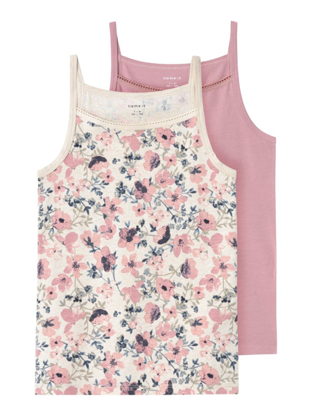 Name It Strap Top Nostalgia Flower