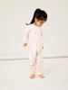 Name It Nightsuit 2p Zip Rosette Flower