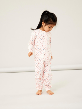 Name It Nightsuit 2p Zip Rosette Flower