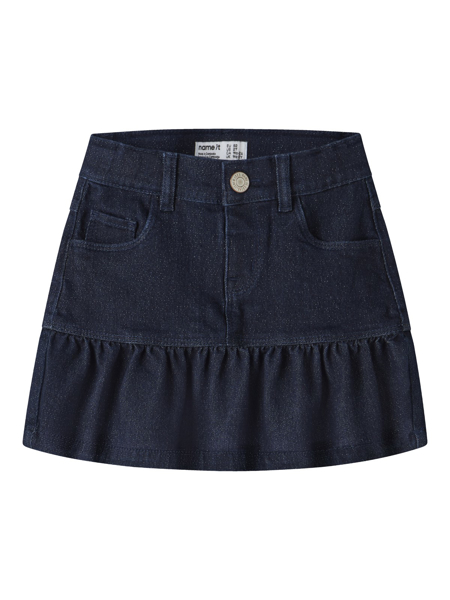 Name It Liv Denim Glitter Skirt
