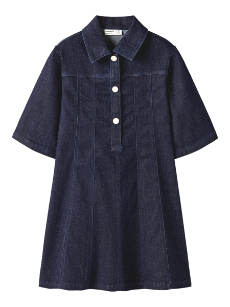 Name It Ember 2/4 Denim Glitter Dress