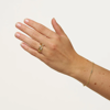 Pure By Nat Willow Ring . Zircons
