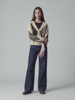 LMTD Kleave Harlekin Short Knit Cardigan