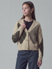 LMTD Kleave Harlekin Short Knit Cardigan